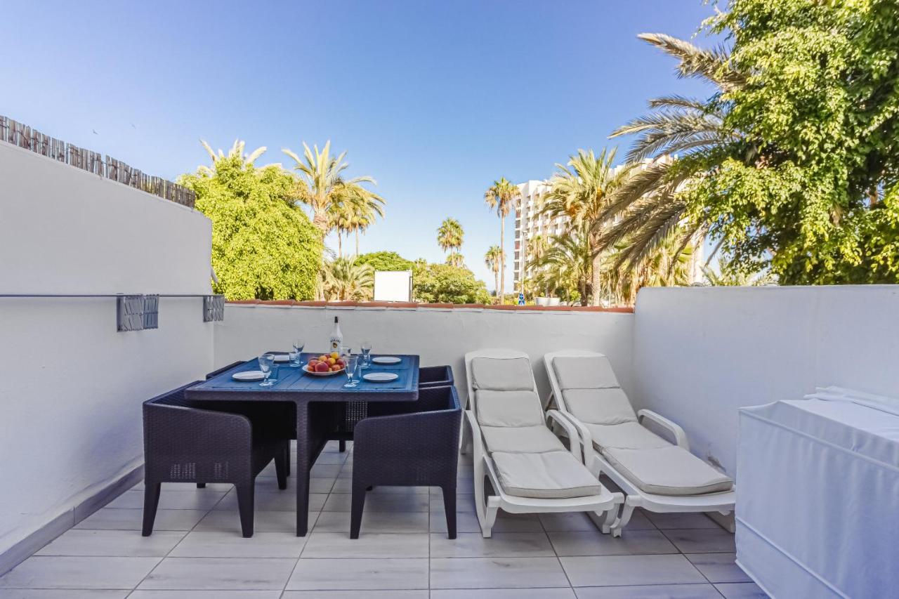 Fantastic Large Studio In Front Of Beach Heated Pool Wifi Arona  Εξωτερικό φωτογραφία