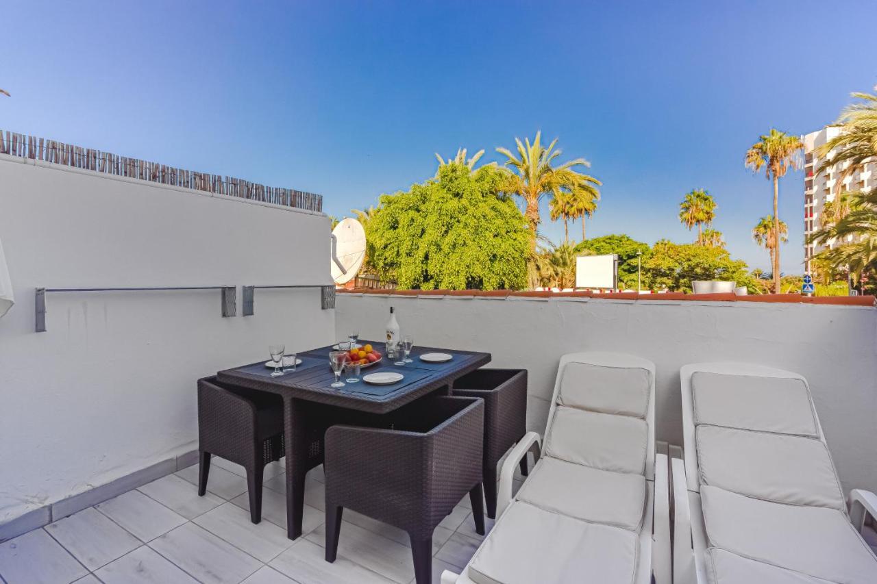 Fantastic Large Studio In Front Of Beach Heated Pool Wifi Arona  Εξωτερικό φωτογραφία