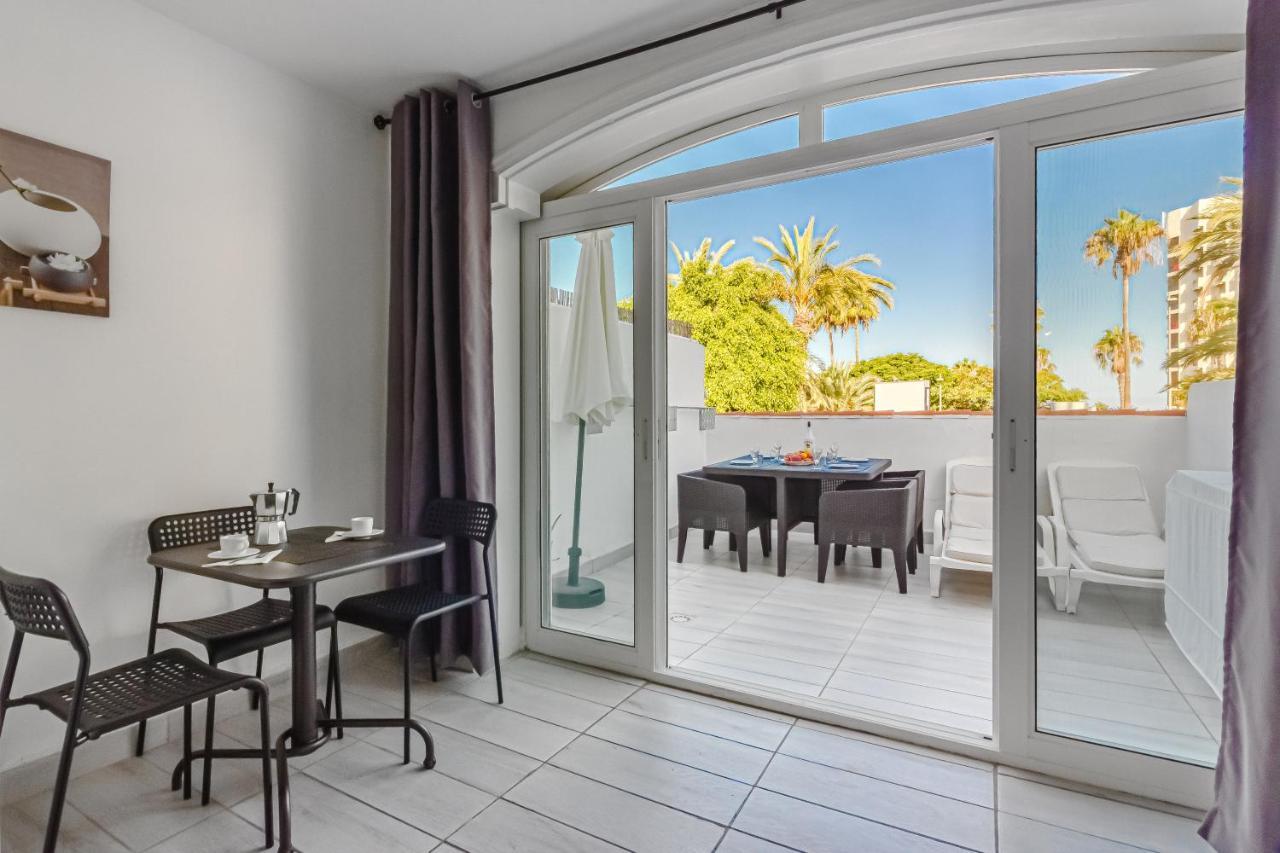 Fantastic Large Studio In Front Of Beach Heated Pool Wifi Arona  Εξωτερικό φωτογραφία