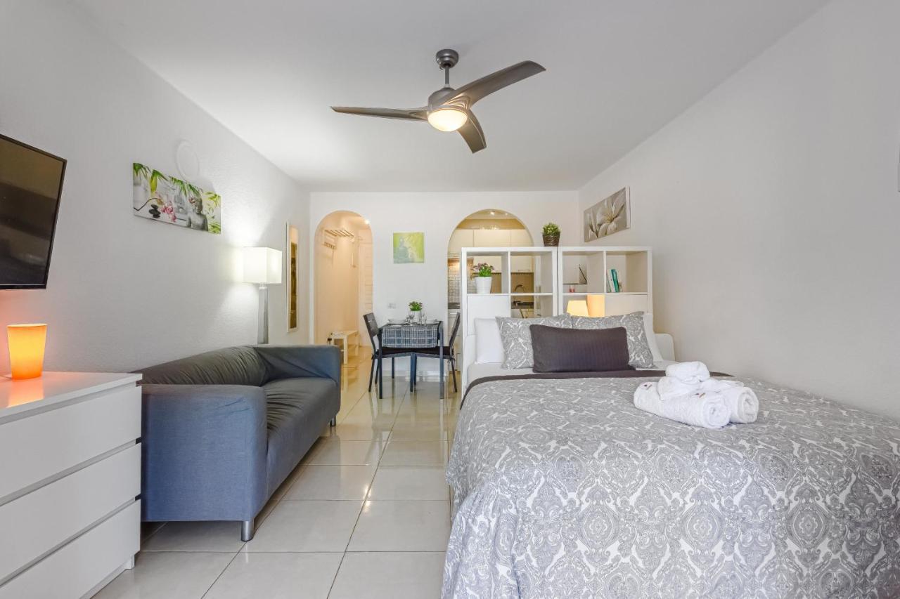 Fantastic Large Studio In Front Of Beach Heated Pool Wifi Arona  Εξωτερικό φωτογραφία